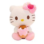 Hello Kitty Plush Toys Dolls,Baby Girls Toys, 3 Sizes 14'' 18'' 24'',Pink Blue Color (Pink, 14'')