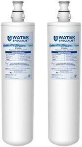 Waterspecialist 3US-PF01 Undersink Water Filter, NSF/ANSI 42 Certified Replacement for Filtrete® 3US-PF01, 3US-MAX-F01H, 3US-PF01H, Delta RP78702, Manitowoc K-00337, K-00338 Water Filter, Pack of 2