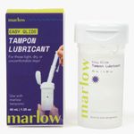 Marlow Revolutionary Easy Glide One Dip Tampon Lubricant (40mL) I PH balanced I Water-based I MarLube