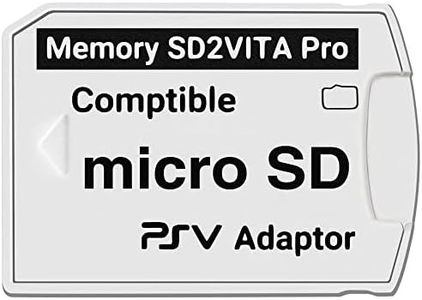 Xahpower SD2Vita 6.0 PS Vita Micro SD Memory Card Adapter, Ultimate 6.0 Version Compatible with PSV 1000/2000 3.65 HENkaku Enso System