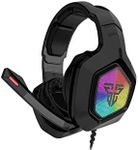 Fantech Gaming Headset 3.5mm TRRS Connector with Noise Cancelling Microphone Colour LED Light Headphone for PC, Desktop, Laptop, Switch, Xbox, PS4, Mobile, Tablet (MH83)