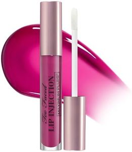 Too Faced Lip Injection Maximum Plump Extra Strength Lip Plumper Gloss | Hydrating, Volumizing, + Plumping, 0.14 Fl Oz, Berry Crush (Vibrant Fuchsia Berry)