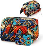 IBFUN Crochet Yarn Knitting Bag Organizer for Knit Accessories Hooks