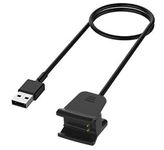 Kissmart Charger for Fitbit Alta HR, Replacement USB Charging Cable Cord Clip for Fitbit Alta HR [1m/3.3ft]