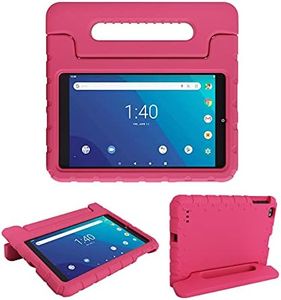 Bolete Case for Walmart Onn 8" Tablet, Kids Friendly Light Weight Shock Proof Durable Protective Handle Stand Cover for Walmart Onn 8 Android Tablet ONA19TB002 - Rose