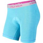 Club Ride Apparel MontCham 3 Hour Women's Cycling Shorts - Gel Chamois Liner - Scuba Blue - Small