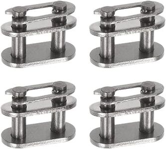 uxcell 4Pcs Chain Master Connector Link Roller 3/8" Pitch Stainless Steel Standard Connecting Split Links for 06B Chain