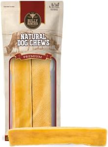 Bully Bunches Extra Large Authentic Yak Cheese Himalayan Chews for Large Dogs & Aggressive Chewers - All Natural Dog Treat Dental Chews, Made with Real Yak Milk - Lactose & Rawhide Free (2 PK)