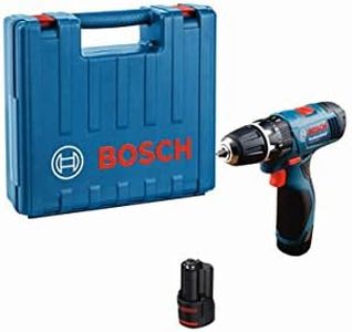 Bosch Professional 12V System Cordless Combi Drill GSB 120-LI (incl 2x 1.5 Ah Battery, Charger GAL 1210 CV, Carrying Case)