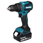 Makita DHP490F001 18V LXT Brushless Cordless Hammer Driver Drill | 65 N·m Torque | 13 mm Keyless Chuck | 3 Mode Operation | 1 × 3.0Ah Battery, 1 x Charger & 1 x Carry Bag