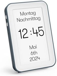 Relish - Demenzuhr Day Connect, digitale Kalenderuhr mit Tag, Datum und Uhrzeit, großes übersichtliches Display, personalisierte Optionen