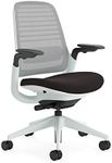 Steelcase Series 1 Ergonomic Office Chair With LiveBack Lumbar Support And 4D Armests Nickel/Anthracite