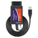 OBDMONSTER Forscan ELMconfig OBD2 Adapter USB Scanner with MS-CAN/HS-CAN Switch,OBDII Car Diagnostic Coding Tool,forscan OBD2 Adapter for Ford Lincoln Mazda Mercury Series Vehicles