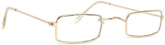 Skeleteen Old Man Costume Glasses - Rectangular Granny Dress Up Eyeglasses - 1 Pair