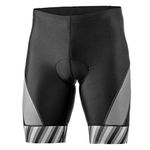 SLS3 Triathlon Shorts Men 8" | Tri Shorts for Men | Tri Shorts Men | Tri-Shorts FX Z (Black/Gray Stripes, L)