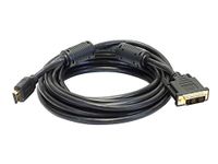 Monoprice 102505 15-Feet 28AWG Standard HDMI to DVI Adapter Cable with Ferrite Cores, Black (102505)