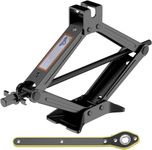 Trady Jack Scissor 2.0 ton HM-803 Scissor Jack 2.0 Ton All Car jack Scissor Lift Automotive Exterior Parts Car Scissor Jack for All Car scissor Jack hatchback & Sedan (Capacity 2000kg) (2 TON)