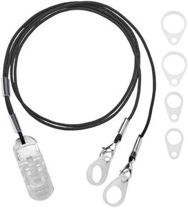 Hearing Aid Clip - Protective Holder with Anti Lost Lanyard Cord - Rope with Loops and Clip and Security Clip Ideal for Behind The Ear Hearing Aids and Personal Sound Amplifiers