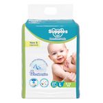 Amazon Brand - Supples Premium Diapers, Large (L), 27 Count, 9-14 Kg, 12 hrs Absorption Baby Diaper Pants