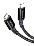 UGREEN USB C to USB-C Charger Cable 100W 5A Type C to C Fast Charging Compatible with MacBook Pro/Air, HP, Dell, iPad Pro 2025, iPhone Air/17/16 Plus/Pro/Pro Max, Galaxy S25 (3M)