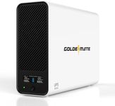 GOLDENMATE 1000VA/600W UPS Battery Backup and Surge Protector, Backup Battery Power Supply with LiFePO4 Battery, BMS & Cooling Fan, Lithium Battery of 10 Years Lifespan, 8 Outlets, AVR, LCD Display