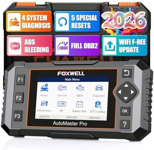 2026 FOXWELL NT614 Elite OBD2 Scanner with 5 Resets ABS Bleeding, SAS Calibration, Oil, EPB, Throttle, Upgrade of NT604 Code Reader Scan Tools, ABS SRS Engine Transmission Battery Test Car Scanner