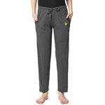 VIMAL JONNEY Women's Regular Fit Cotton Casual Style Pyjama | Lower |Casual Style Pyjama | Lounge Casual Style Pyjama For Women-D10__Anthra-01-X-Large, Grey