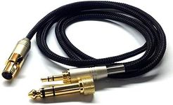 NewFantasia Replacement Audio Upgrade Cable Compatible with beyerdynamic DT 1990 Pro, DT 1770 Pro Headphone and Compatible with AKG K371, K175, K275, K245, K182, K7XX Headphone 1.3meters/4.2feet