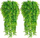 WYTE ORIGIN 1Pcs Artificial Hanging Plants Fern Vine - Fake Ivy Leaves Decoration for Indoors & Outdoors, Faux Foliage Greenery Decor for Living Room, Balcony, Garden, Bedroom (1Pcs) (Green-i)