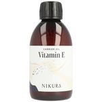 Nikura Vitamin E Oil - 250ml | Vitamin E Oil for Skin, Face, Hair, Body, Scalp & Nails | Moisturising & Hydrating | For Essential Oils | Natural, Vegan & UK | BPA Free