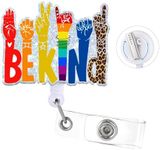 Be Kind Badge Reel with Swivel Alli