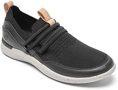Rockport Womens Truflex W Fly Bungee, Black Eco Washable, 6