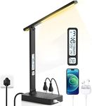 LED Desk Lamp with 2 USB Charging P