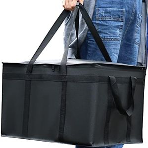 musbus Grand XXXL Sac Isotherme Courses Sac Thermique, glacière Pliable Sac de Livraison pour au Chaud avec Fonction de Refroidissement froids Chauds Les Aliments réutilisables