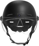 Lixada Smart Bike Helmet with LED Lights & Removable pc lenses, for Adult 1080p Camera USB Rechargeable for E-Bike and Electric Scooter