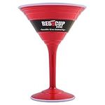 Red Cup Living Reusable Cocktail Cup, 12-Ounce, Red