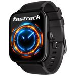 Fastrack Limitless Glide Advanced UltraVU HD Display|BT Calling|ATS Chipset|100+ Sports Modes & Watchfaces|Calculator|Voice Assistant|in-Built Games|24 * 7 HRM|IP68 Smartwatch