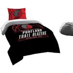 Northwest NBA Portland Trail Blazers Unisex-Adult Comforter and Sham Set, Twin, Reverse Slam