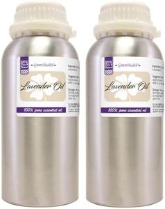 2 Bottles - 16 fl oz Lavender Essential Oil - 100% Essential Oil, Aluminum Bottle - GreenHealth