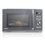 Toshiba 25L 3-in-1 900W Microwave Oven in a Stunning Sleek Morandi Grey Colour, With Origin Inverter, Chef Defrost, Microwave, Grill, Combi, 10 Power Levels, 7 Auto Menus, Easy Clean, MW3-AG25PFI(MG)