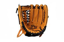 BARNETT SL-125 RH Leather Baseball Glove, Outfield, Size 12.5'', Brown