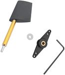 Heyiarbeit RC Boat Rudder with Straight Servo Arm 44mm, Rudder Pad Thickness 7mm FXB-QJFXD 1 Set