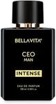 Bellavita Luxury CEO MAN Intense Eau De Parfum | Perfume for men | Bergamot, Lavender, Orchid, Woody & Musky, Vegan & Cruelty-Free | Gift For him | 100 ML (3.38 FL. OZ.)