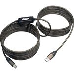 Tripp Lite USB 2.0 Hi-Speed A/B Active Repeater Cable (M/M) 25-ft. (U042-025)