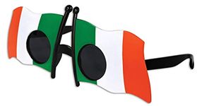 Beistle Irish Flag Design Fanci-Frames, Orange/White/Green/Black