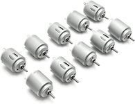 Fasizi 10Pcs DC Motor 140 Mini Electric Motor DC 3-5V 6300 RPM for DIY Toys