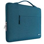 MOSISO Laptop Sleeve Compatible with MacBook Air/Pro, 13-13.3 inch Notebook, Compatible with MacBook Pro 14 inch M3 M2 M1 Chip Pro Max 2024-2021,Polyester Multifunctional Bag, Deep Teal