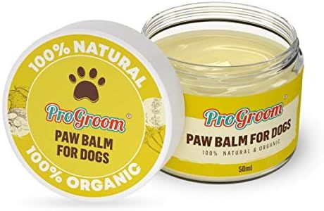 ProGroom Dog Paw Balm Soother – Natural Ointment - Organic Cream Safe for Licking – 50 ml