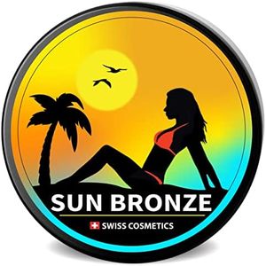 SUN BRONZE Original - Crème de bronzage de haute qualité, formule suisse (200 ml), gel accélérateur, résultats foncés efficaces avec des ingrédients naturels, bronzage à la carotte, végétalien