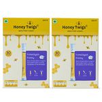 Honey Twigs Himalayan Multiflora Honey|100% Natural&Pure Honey,480Gms (60 Single Sachets-240G X 2 Packs)|Grade A Himalayan Honey-Traceable Source|Zero Additives|Zero Added Sugar|Immunity Booster